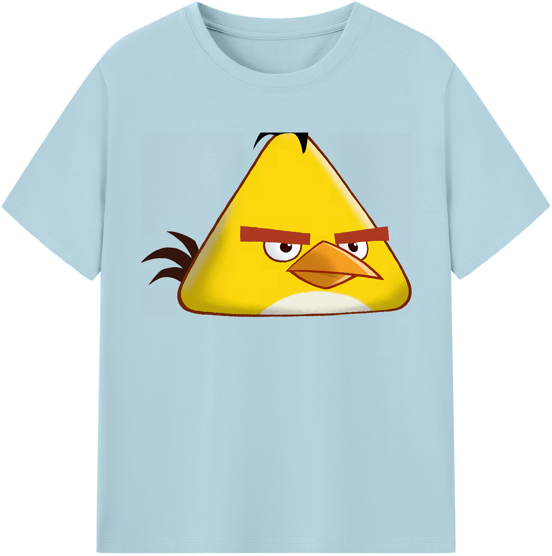（画像用） Angry Birds アングリーバード 綿100％半袖Tシャツ（フロントプリント）